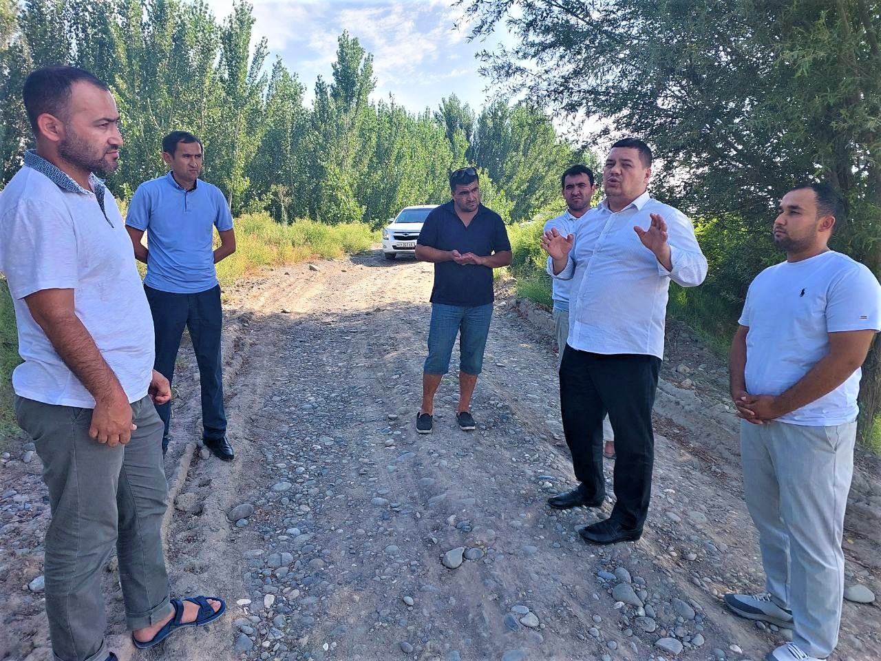 Qoradaryo daryosi o‘zanidagi uchastkada uchastka topshirish-qabul qilish ishlari olib borildi