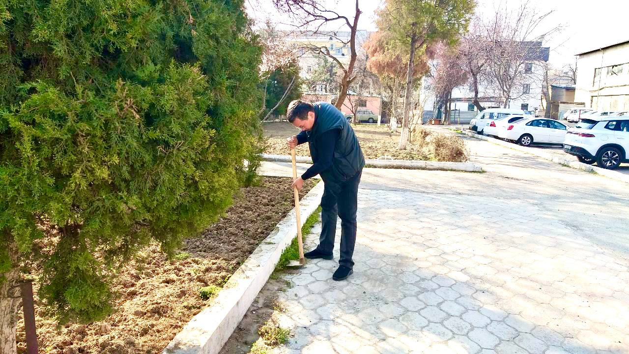 Navro‘z shukuhi: "Suv xo‘jaligida bozor mexanizmlarini joriy qilish"davlat muassasasida hashar